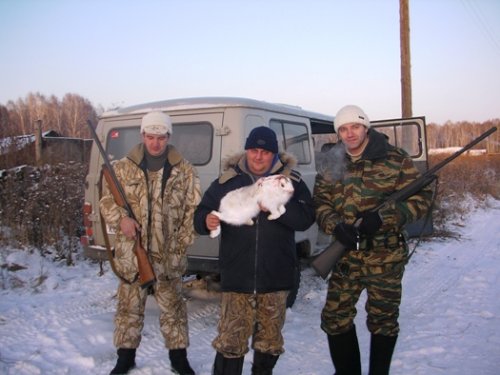 изовка 11 ноября 2007, Заяц есть!