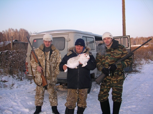 изовка 11 ноября 2007, Заяц есть!