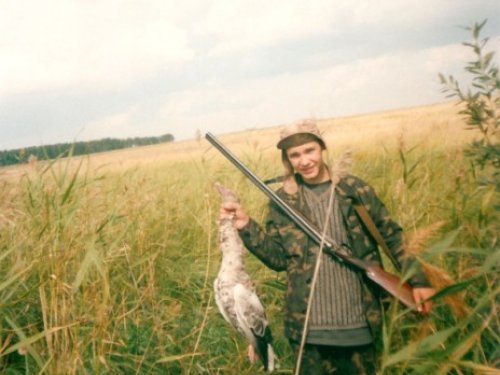 Первый Лешкин гусь.