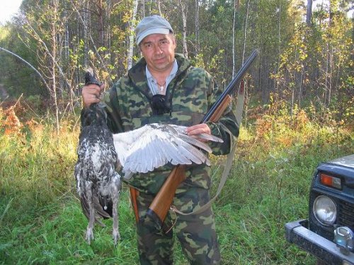 Молодой, но шустрый глухарь. НСО. Осень 2007г.