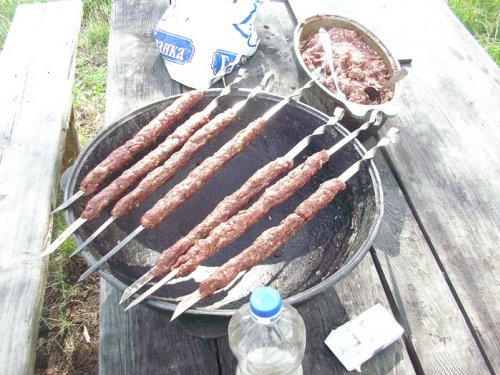 Люля кебаб из медвежатины