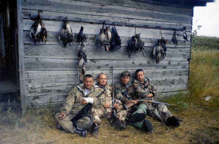 В сентябре 2007 года. Слава, Игорь, Я и Гоша.