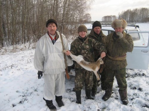 Первый снег и первая добыча