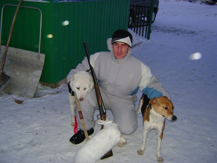 Мой первый заяц в 2009 г.