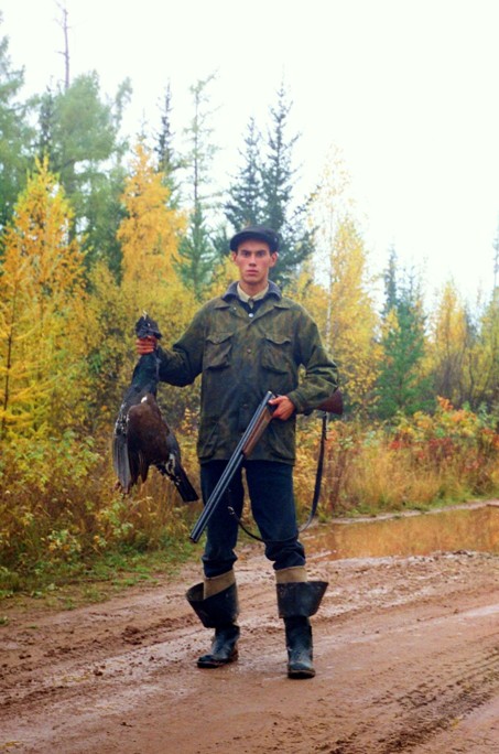Один из первых моих глухарей. 2002 г.