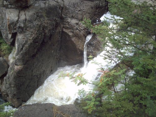 Водопад вид с верху