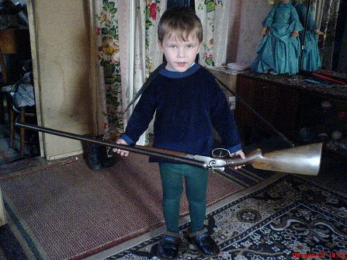 Влад - будущий охотник.