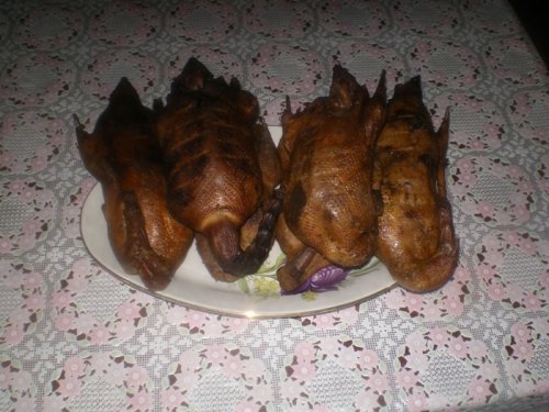 Утки горячего копчения