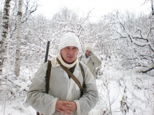 За беляком нагоном. Выход с номеров.