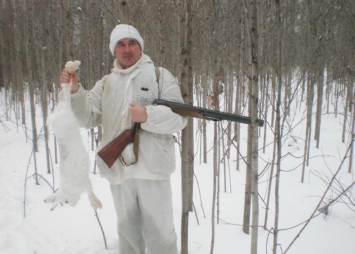 Нелегко взять беляка в таких зарослях. Ноябрь 2009 г.