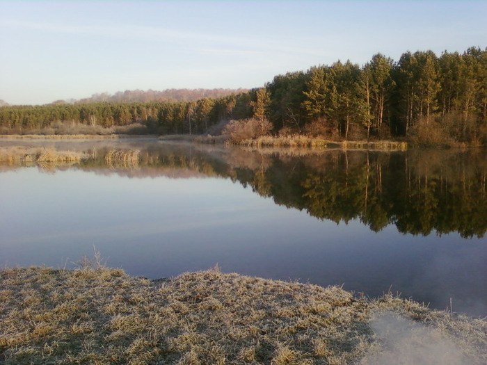 Морозное утро октября