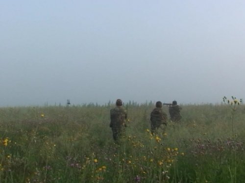 Кадр из видео..На полевых испытаниях