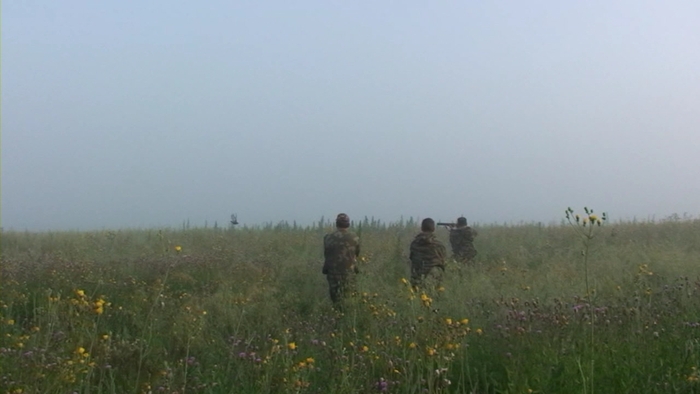 Кадр из видео..На полевых испытаниях