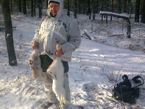 По первому снежку.