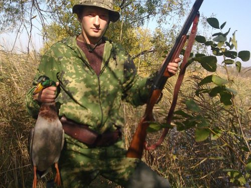 Моя первая кряква!