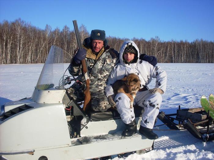 Нам январские морозы не страшны (-30)в чистом поле.