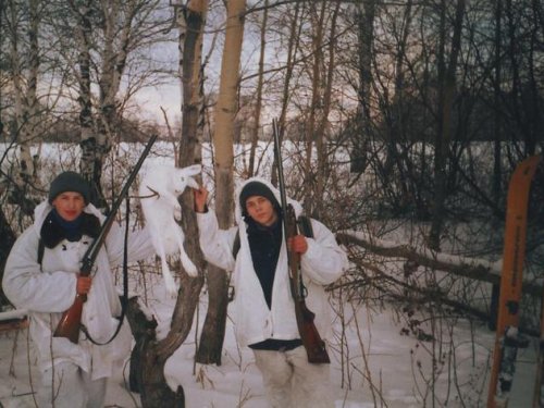 Мой первый заяц  в моей жизни!