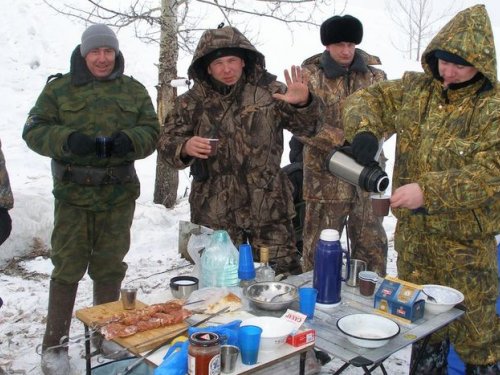 Встреча алтайских охотников