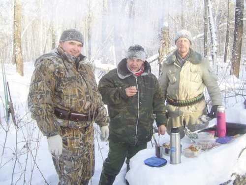 обед
