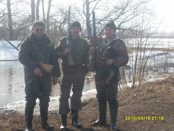 Я, Игорь, Вован и молодой Риф.