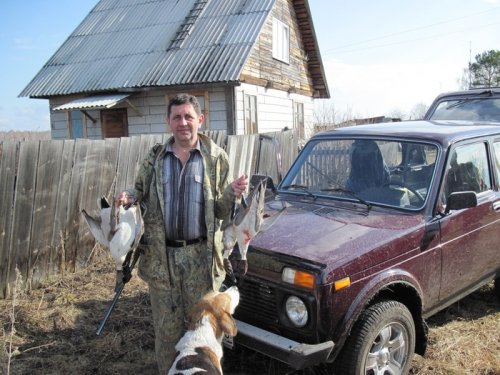 И батя без добычи не остался
