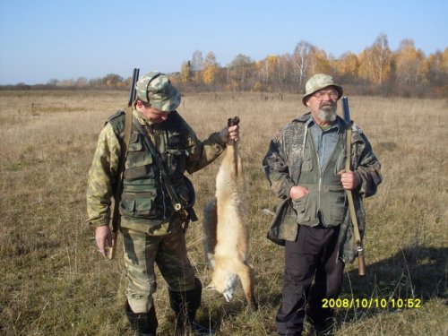 Охото уже на охоту.