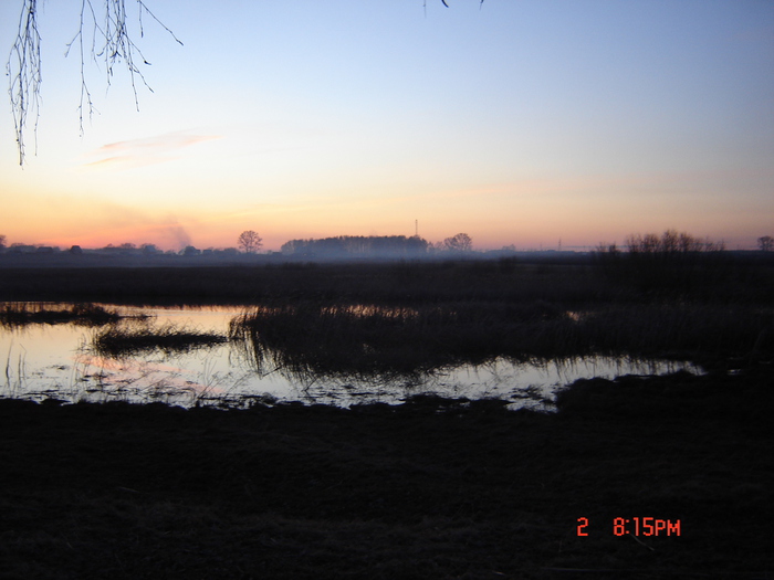 Закат на Ирменке весна 2010г.