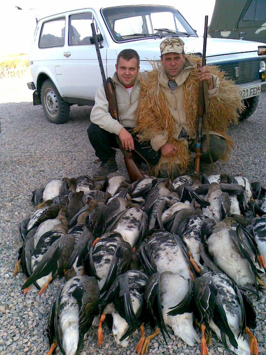 Тургай 2009 на двоих с отцом