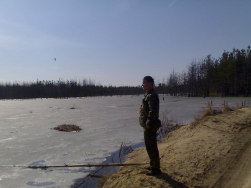 на дамбе