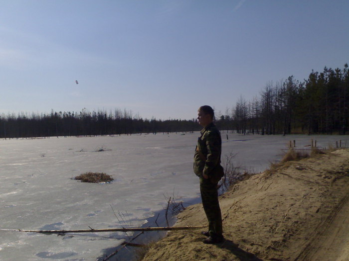 на дамбе