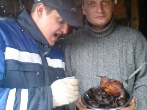 2-патронташа и всего одна чашка дичи