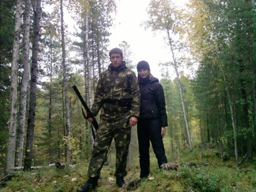 С любимой женой