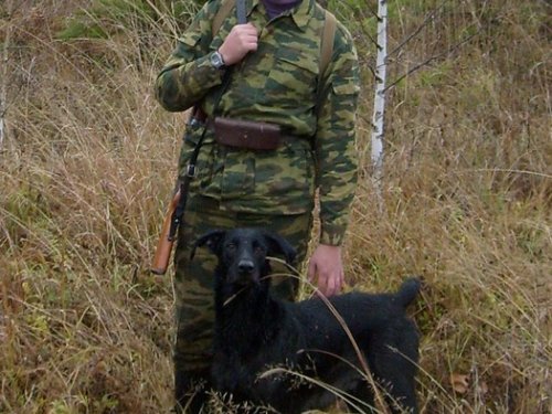 Я на охоте.