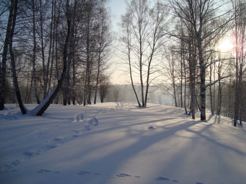 Январское утро.