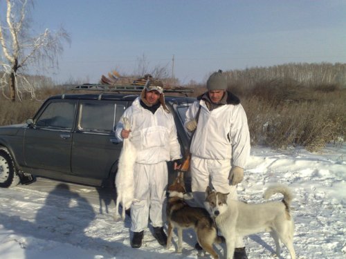 С другом на охоте