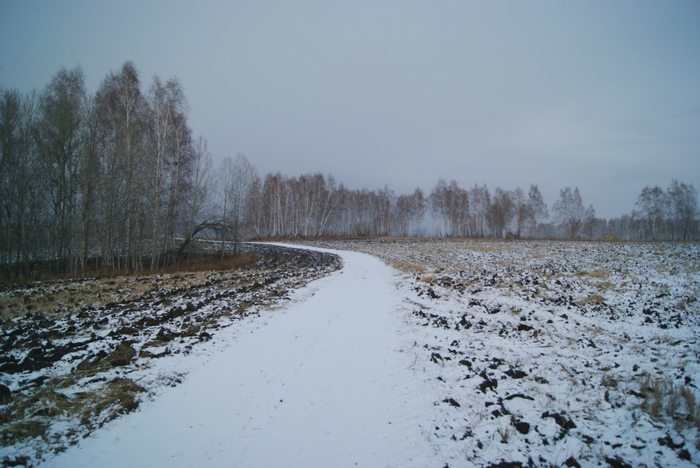 Первый снег.