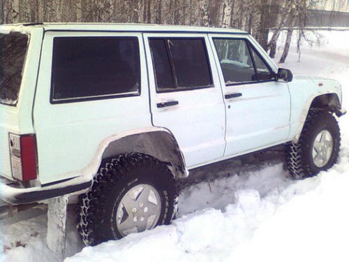 Jeep Черок. Прёт по снегу супер!!! Дури много! коробка механика...лучше Нивы и Уаза идёт по глубокому снегу!!!