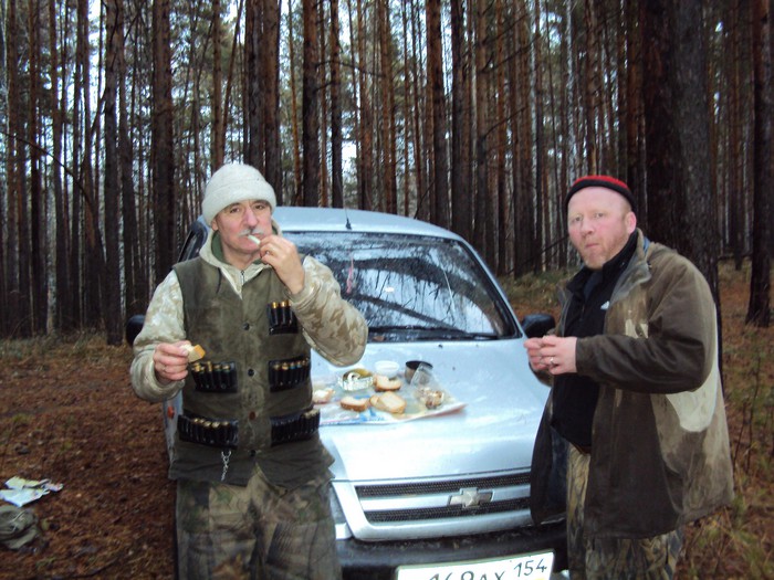Поменял авто, первый выезд на Шеве (Перекусываем)