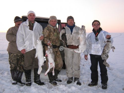 охота на зайца 12.11.10 наш коллектив 