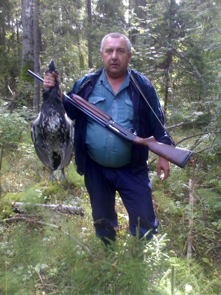 осенью на глухаря