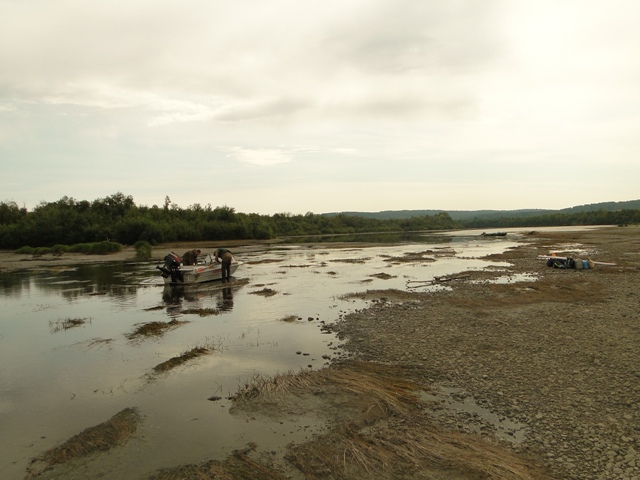 участок Томи стал непроездным даже для легкого джет- водомета....