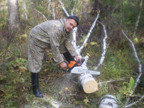 готовим дровова.