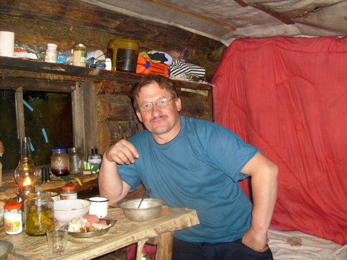 Ужин. Тепло и уютно.