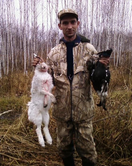Осенняя охота на зайца