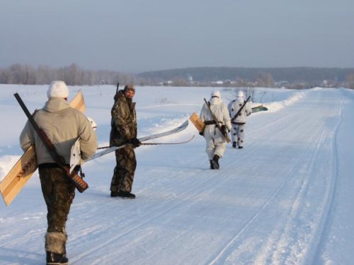 Марш бросок.