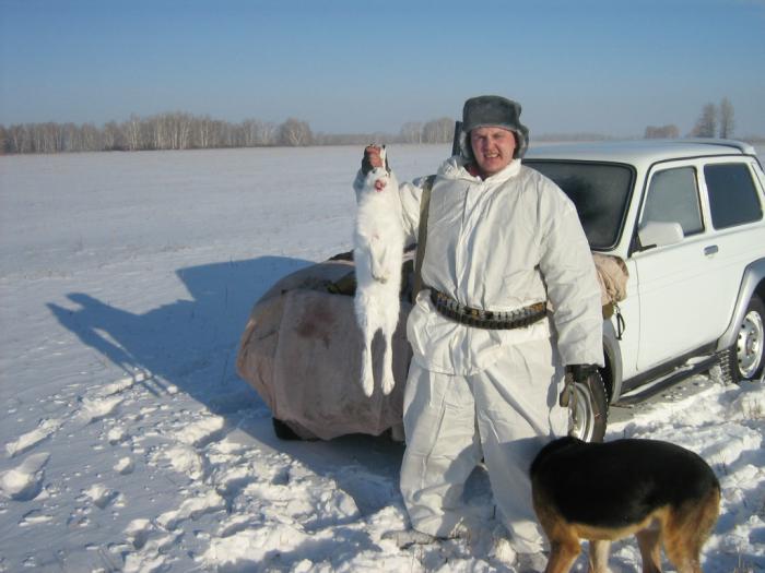 добытый зайчик !!!