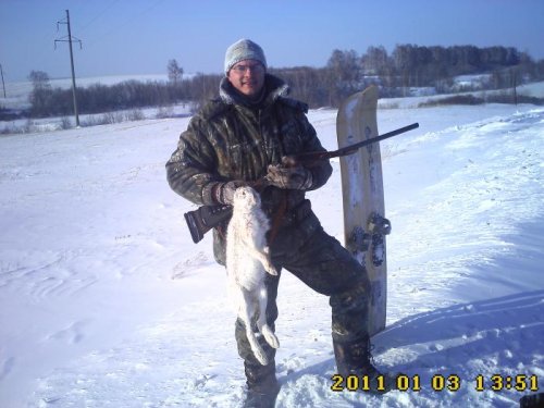 На улице -35. Дома не сидится. Первый в 2011-м.
