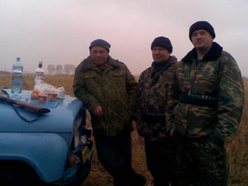 вот такое выдалось зимнее открытие охоты 2010г. в Тюменцево