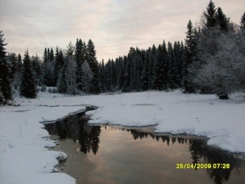 Весна. Утро.