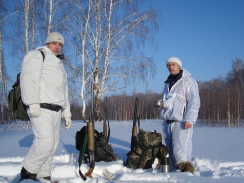 Поход в землянку .